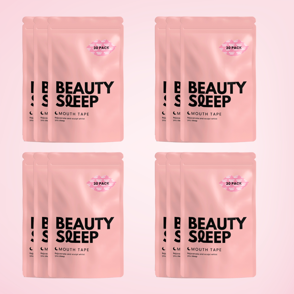 Beauty Sleep Mouth Tape - 12 Pack Bundle