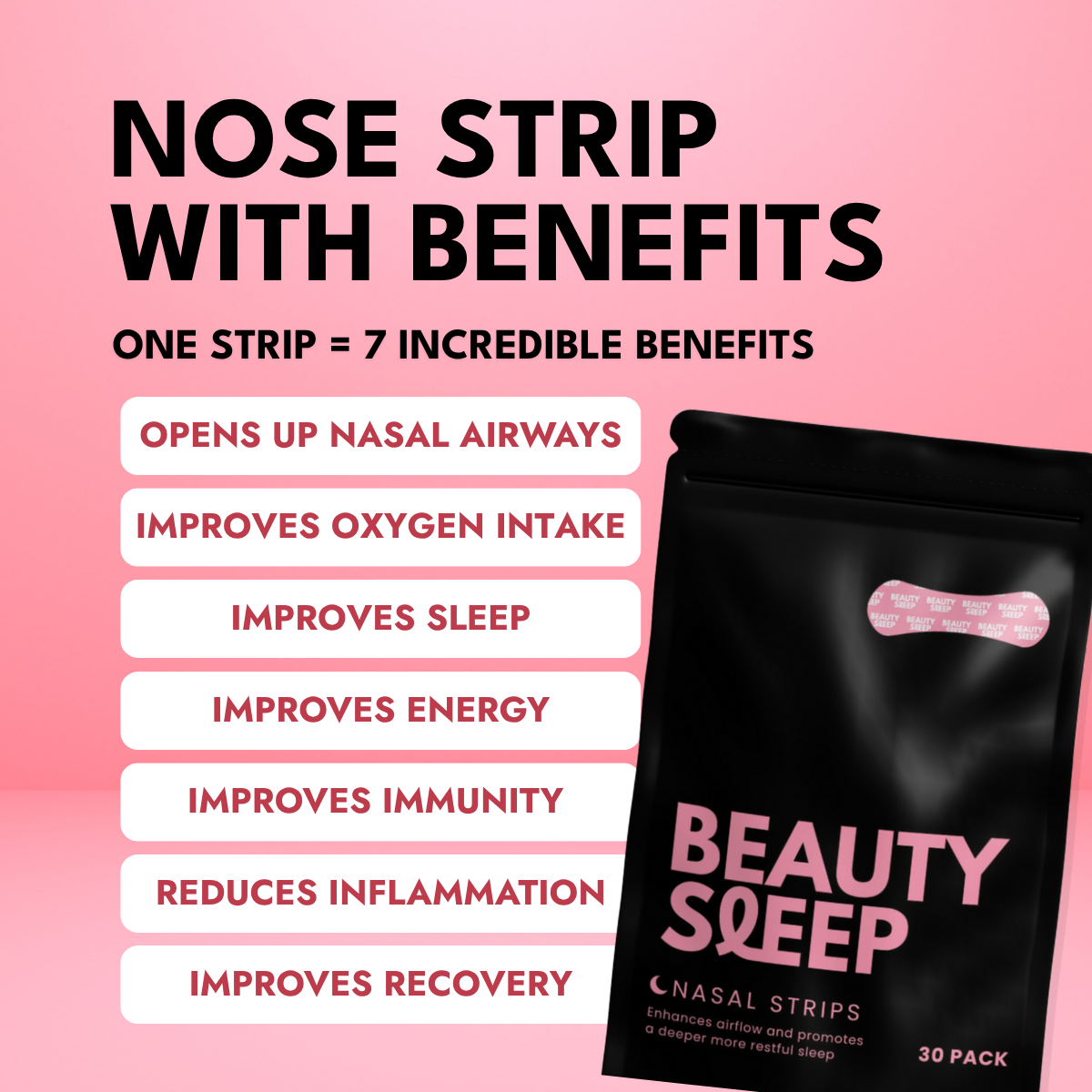 3 Month Supply - Mouth Tape + Nasal Strips