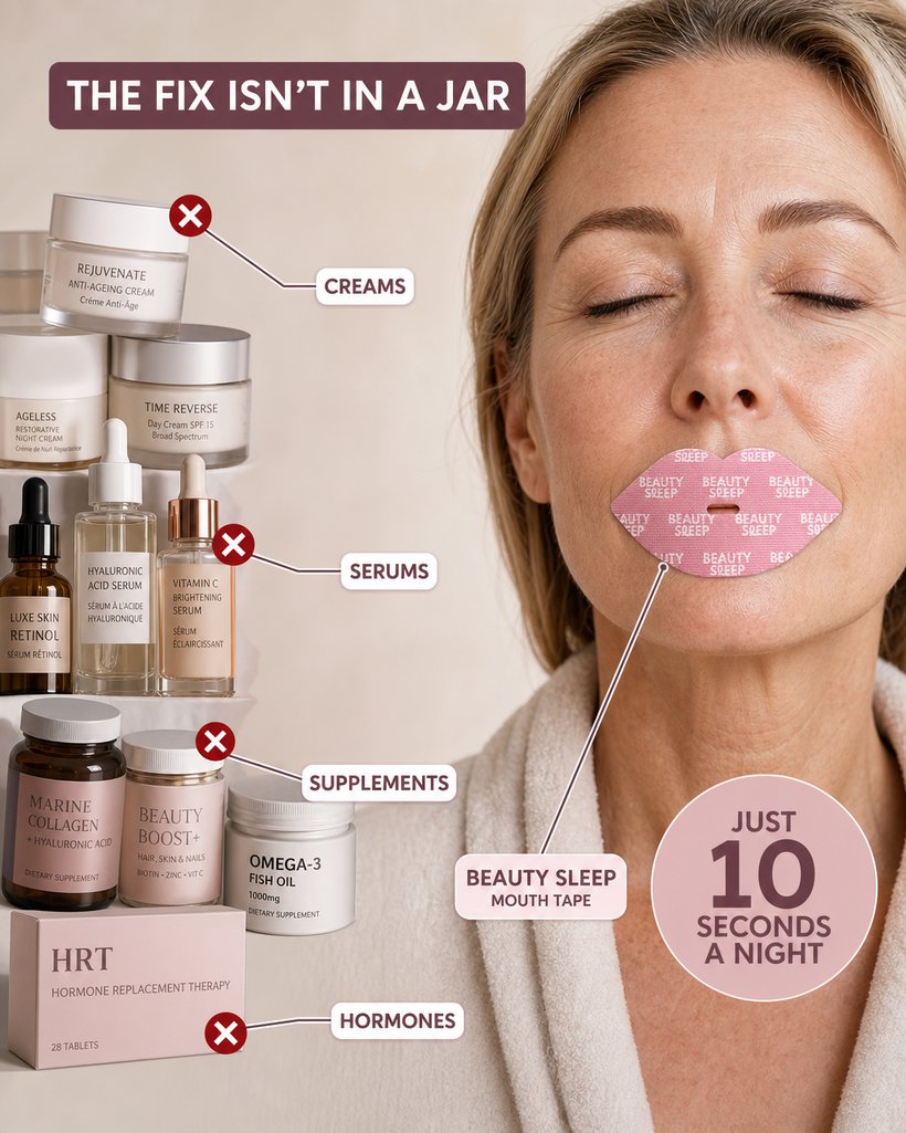 No pills, no creams, no hormones — just the 10-second fix for the sleep behind it all