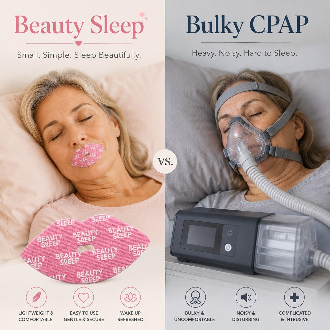Nothing bulky, clinical or embarrassing in your bed