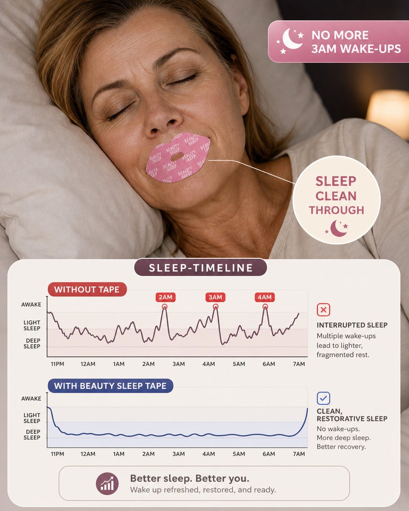 You stop waking 2 and 3 times a night to empty your bladder