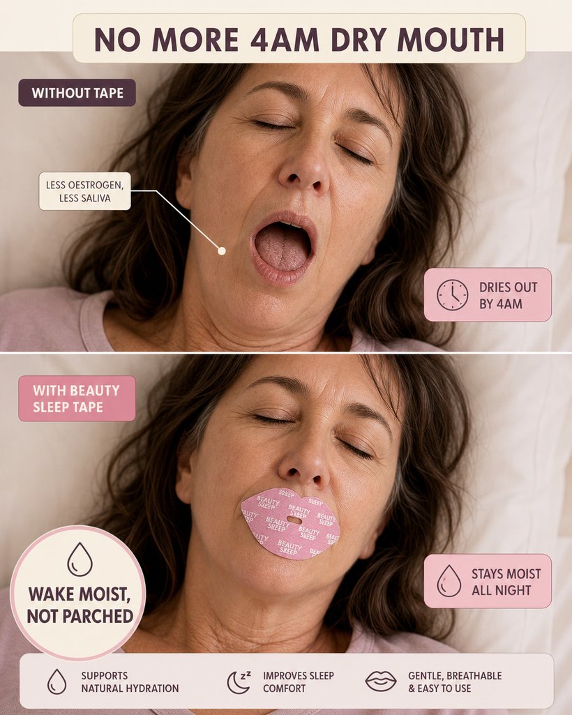 You stop waking parched — no more bone-dry mouth at 3am
