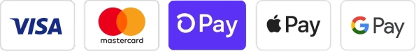 We accept Visa, Mastercard, Shop Pay, Apple Pay and Google Pay