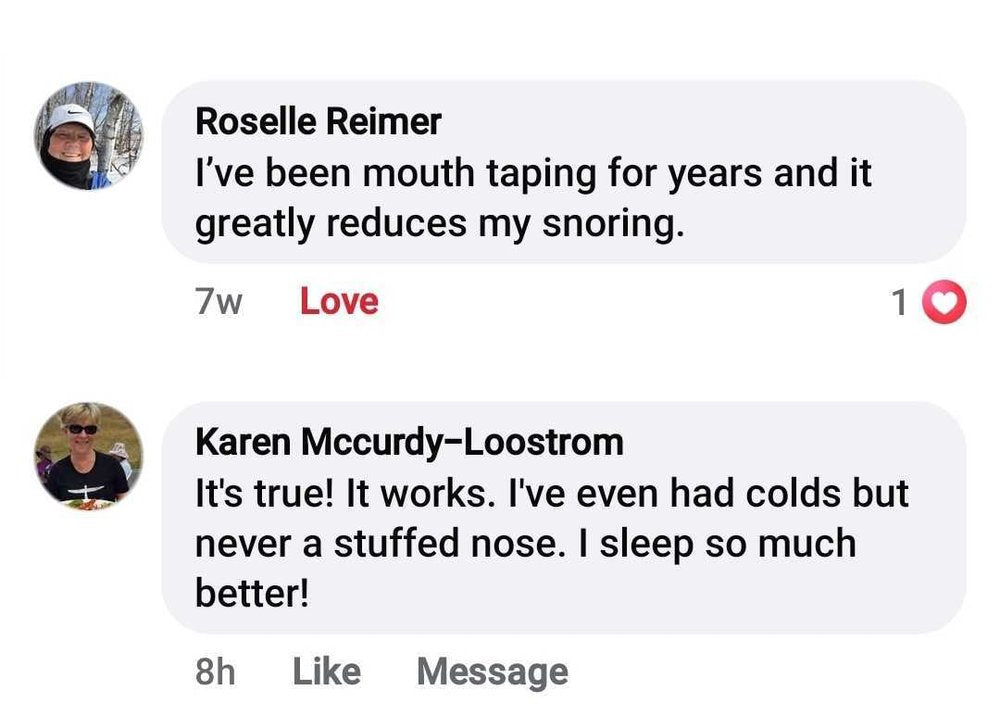Beauty Sleep customer review about snoring