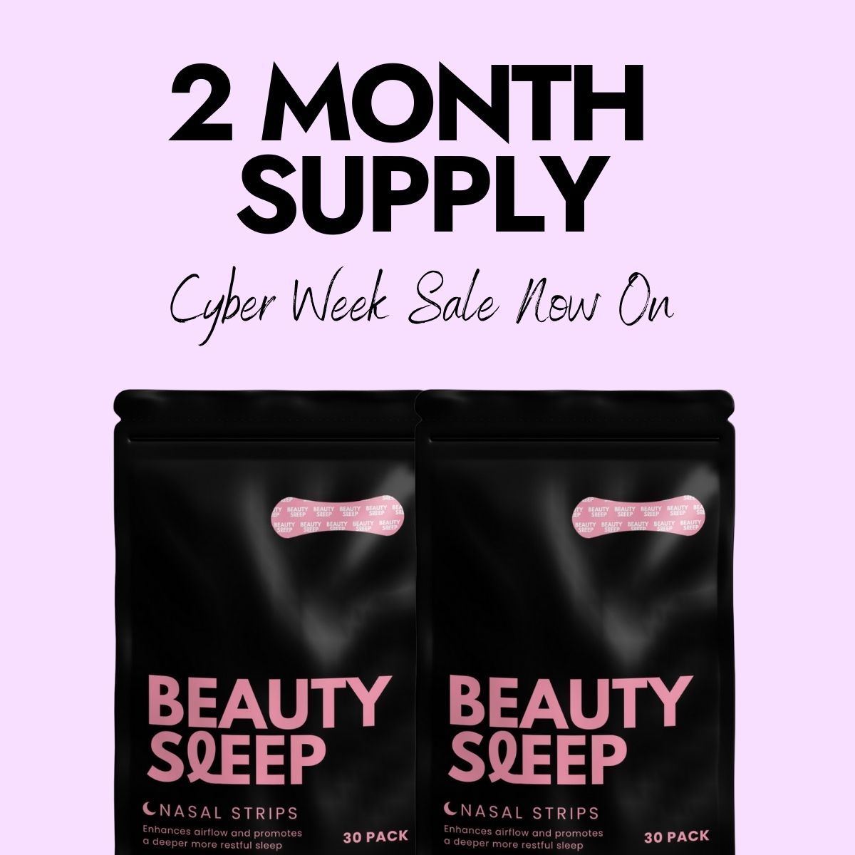 Beauty Sleep Nasal Strips - 2 Packs