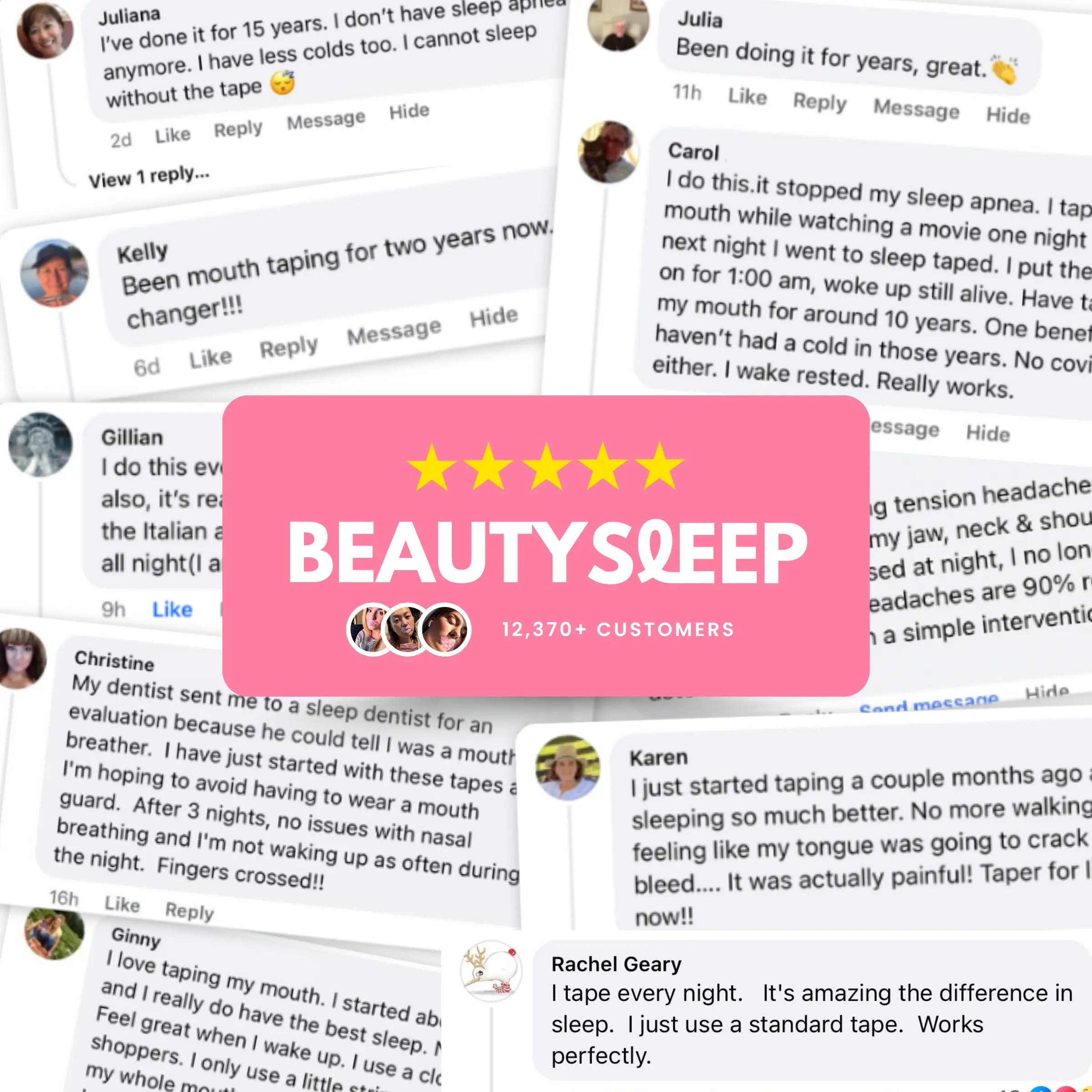 Beauty Sleep Mouth Tape - Buy 1 Get 1 Free