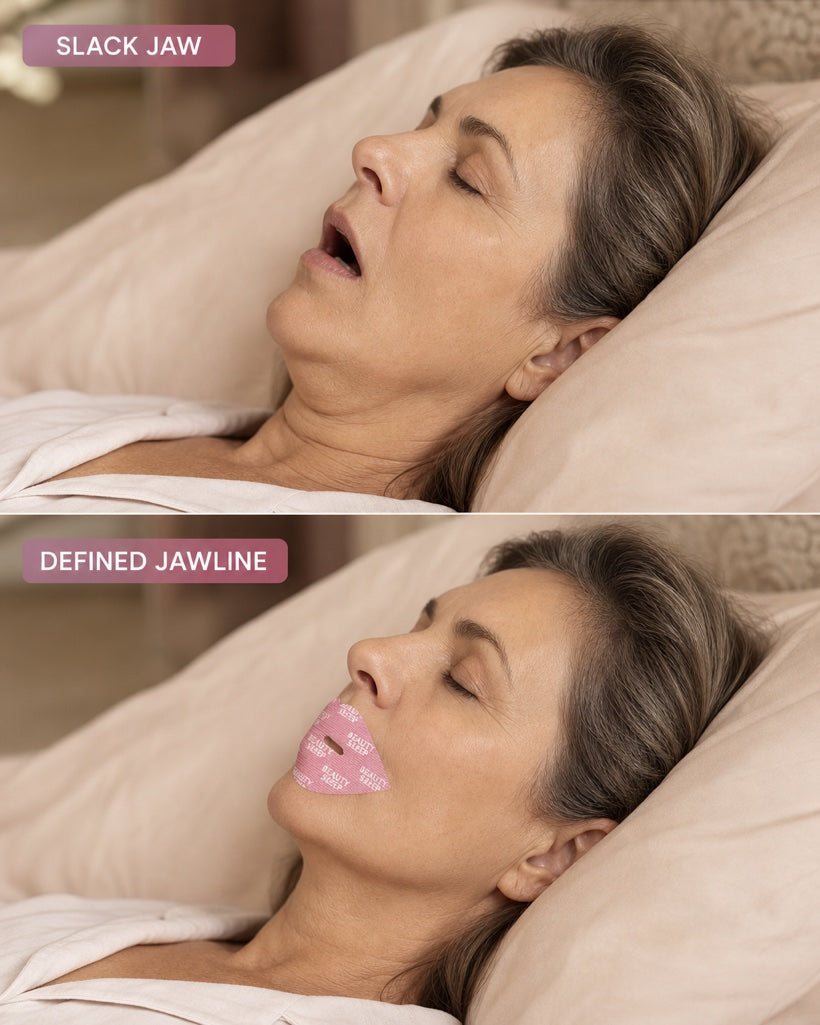 A firmer, more defined jawline &mdash; supported every night while you sleep