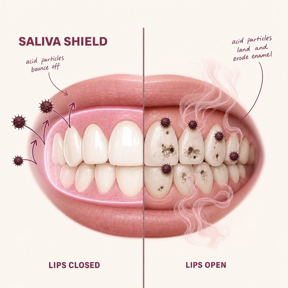 It Helps Protect The Saliva Your Teeth Need