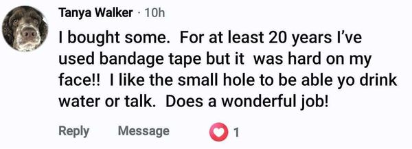 Facebook comment: I like the small hole... Does a wonderful job!