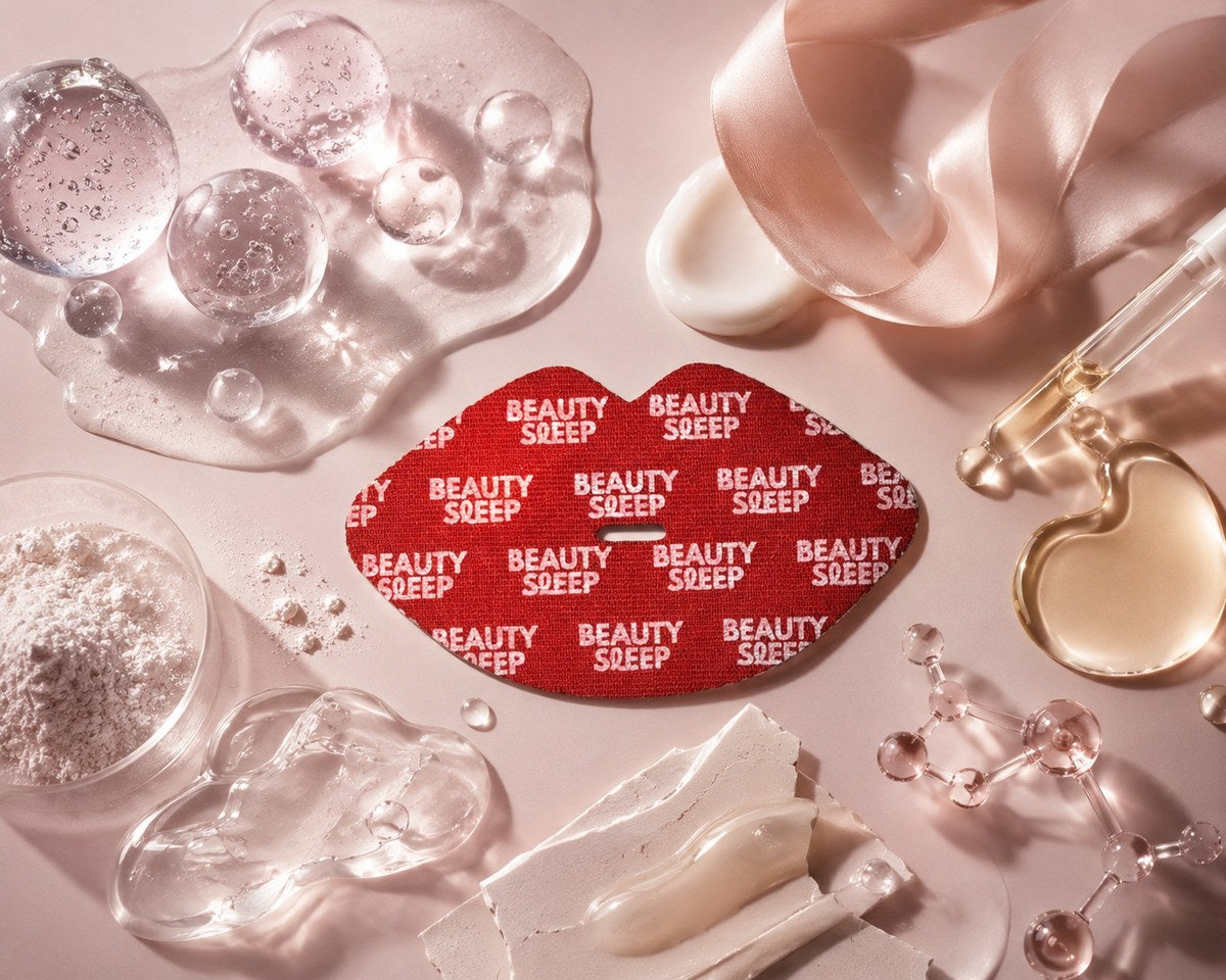 Hydrogel Mouth Tape with its skincare ingredients