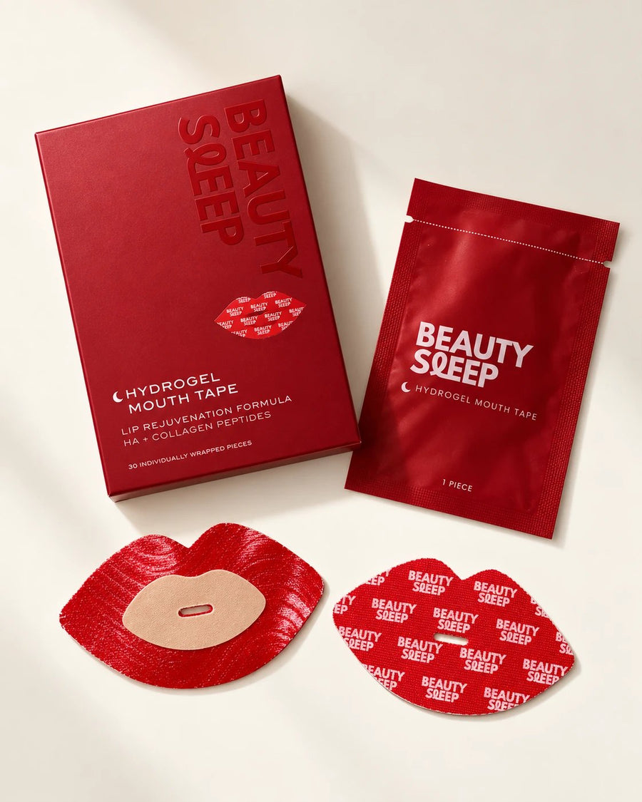 Beauty Sleep Collagen Mouth Tape box with individually sealed strips
