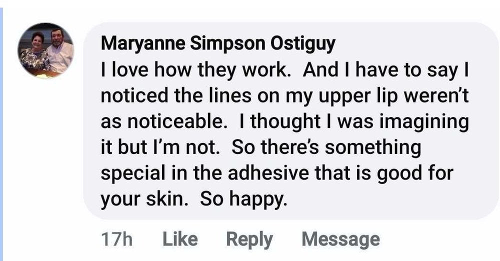 Beauty Sleep customer review about their jawline