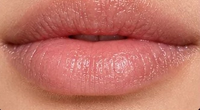 Lips after 1 night of Collagen Mouth Tape (illustrative)