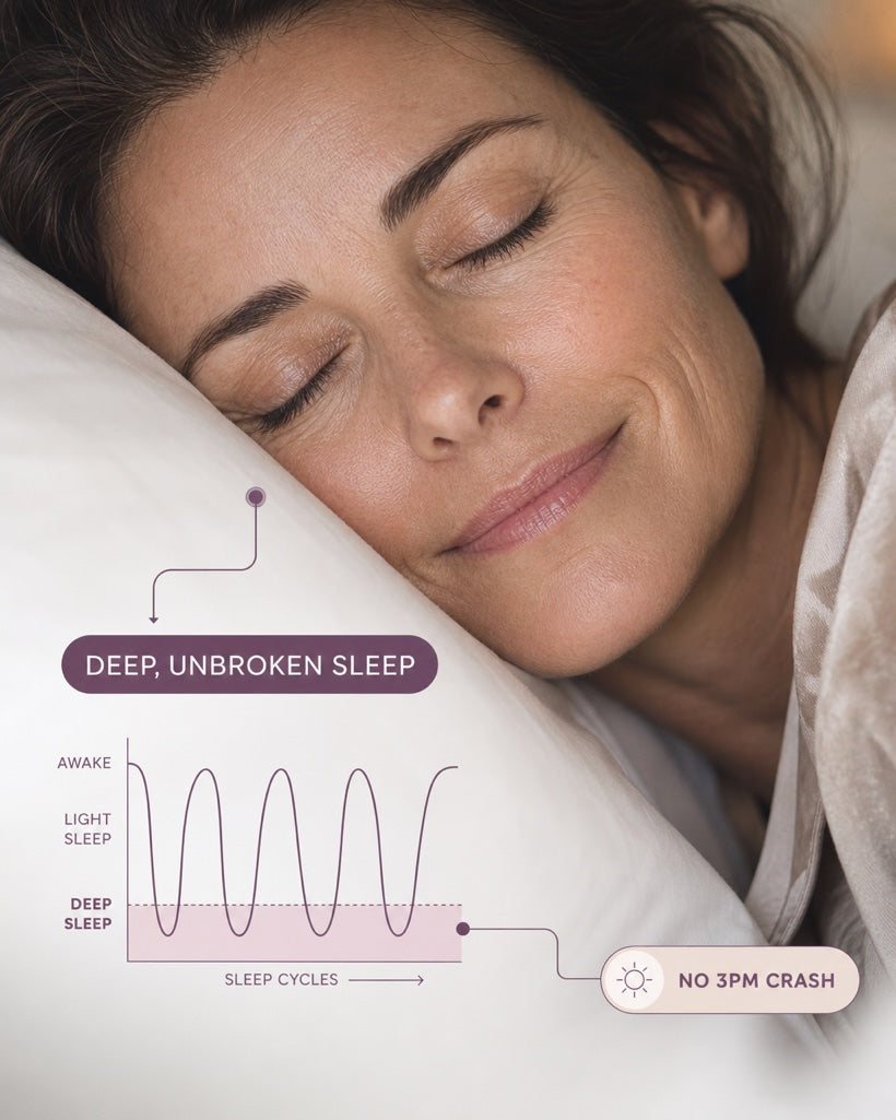 It lets your body truly recharge overnight