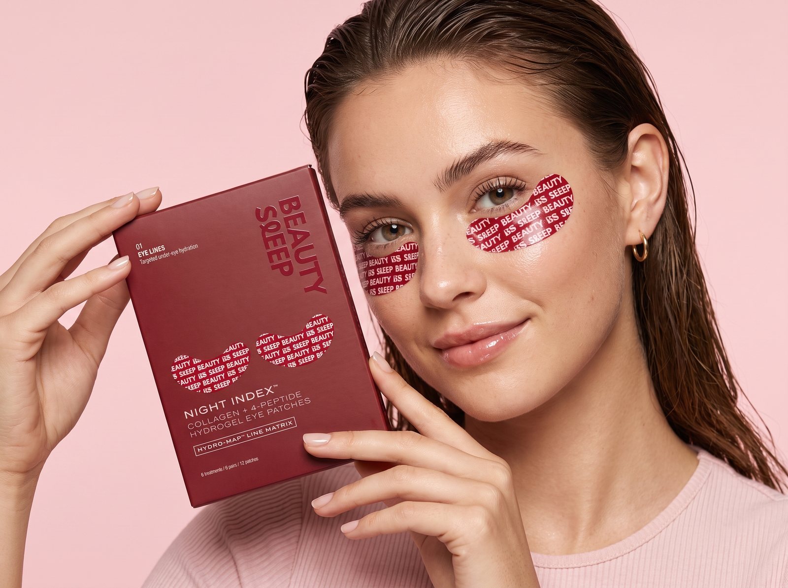 Beauty Sleep Night Index Eye Lines hydrogel patches