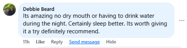 Customer comment