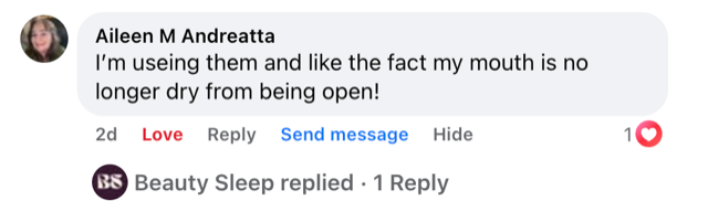 Customer comment
