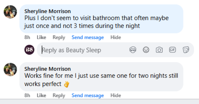 Customer comment